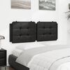 vidaXL Headboard Cushion Black