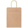 vidaXL Paper Bags 250 pcs with Handles Brown 21x11x28 cm