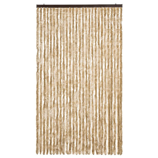 vidaXL Insect Curtain Beige 46.5x86.6" Chenille