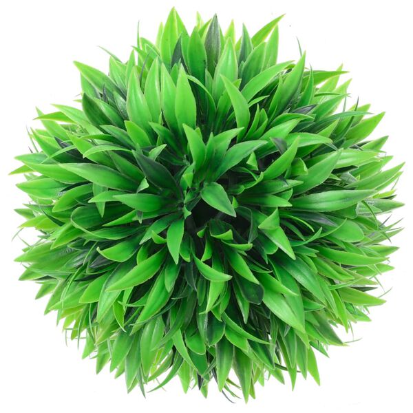 vidaXL Artificial Boxwood Ball Green Polyethylene Medium