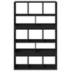 vidaXL Room Divider Black Engineered wood 39.4x13.0x61.6 in Room Divider