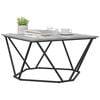 vidaXL Coffee Table Grey Sonoma 31.50 x 31.50 x 17.72 in