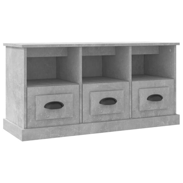 vidaXL TV Cabinet Concrete Grey Engineered Wood
