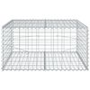 vidaXL Gabion Basket Silver Galvanized Iron Large Durable