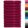 vidaXL Towel Set of 10 Bordeaux 100% ring-spun cotton XXL Towel