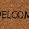 vidaXL Door Mat Natural Coir and PVC 17.7 x 29.5 in Non-slip Door Mat