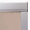 vidaXL Blackout Roller Blind Beige Blackout Fabric, Aluminum C04