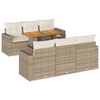 vidaXL Garden Sofa Set Beige