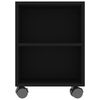 vidaXL TV Stand Black 47.2"x13.8"x18.9" Engineered Wood