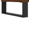 vidaXL Coffee Table Brown Oak Engineered Wood, Metal Medium Coffee Table