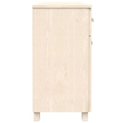 vidaXL Sideboard HAMAR Honey Brown 44.5"x15.7"x31.5" Solid Wood Pine