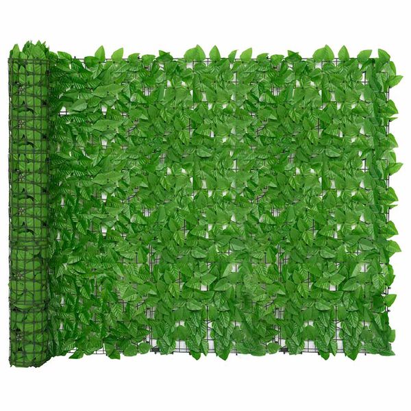 vidaXL Balcony Screen Green Polyethylene, fabric 118.1 x 59.1 in