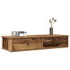 vidaXL Wall Shelf Old wood Engineered wood Medium Wall Shelf