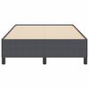 vidaXL Bed Frame Dark gray 47.2" x 78.7" Corduroy fabric