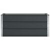 vidaXL Planter Anthracite 39.37 x 19.69 x 17.72 in Galvanised Steel