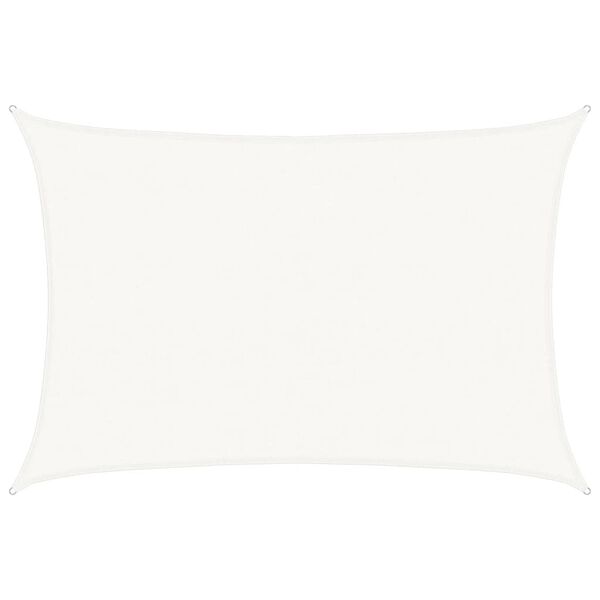 vidaXL Sunshade Sail 1.75 oz/ft² White 13.1x16.4' HDPE