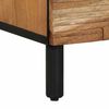 vidaXL Sideboard Set 2 pcs Natural Solid Acacia Wood