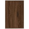 vidaXL Wall Mounted TV Cabinet Set of 2 Brown Oak Engineered Wood Medium