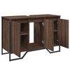 vidaXL Bathroom Sink Cabinet Brown Oak Engineered Wood