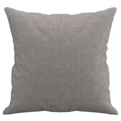 vidaXL Throw Pillows 2 pcs Light Gray 15.7"x15.7" Fabric