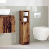 vidaXL Bathroom Cabinet Old wood Engineered wood Slim, Tall