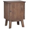 vidaXL Bedside Cabinet Brown Solid Teak Wood Medium Bedside Cabinet