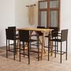 vidaXL Garden Bar Set Brown