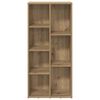 vidaXL Book Cabinet Artisan Oak Engineered Wood Medium Book Cabinet
