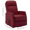 vidaXL Stand Up Chair Wine red
