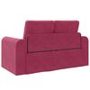 vidaXL Sofa Bed Wine Red 58.27 x 27.95 x 32.68 in Velvet