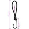 vidaXL Bungee Cord with Hooks 50 pcs 6.7 "