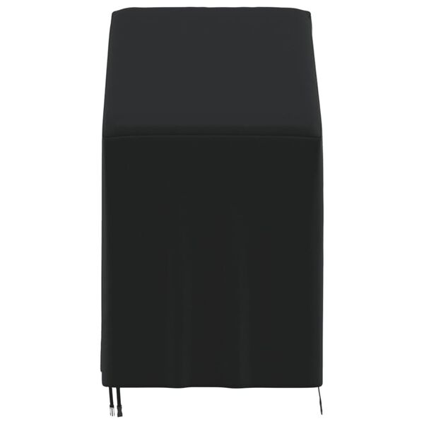 vidaXL Garden Chair Cover Set of 2 Black