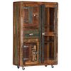 vidaXL Highboard Natural wood tones with rustic charm