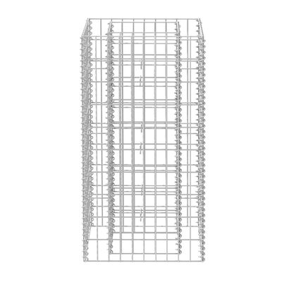 vidaXL Gabion Raised Bed Steel 19.7"x19.7"x39.4"