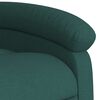 vidaXL Electric Stand Up Massage Recliner Chair Dark Green