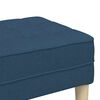 vidaXL Bench Blue 113 x 57 x 39 cm fabric