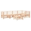 vidaXL Garden Lounge Set Beige Solid pine wood Large Modular