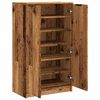 vidaXL Shoe Cabinet Old Wood Engineered Wood Medium Shoe Cabinet