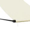 vidaXL Retractable Awning Cream 39.4"x59.1" Fabric and Steel