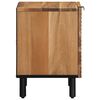 vidaXL Bedside Cabinet Natural wood Solid Acacia wood Medium