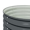 vidaXL Garden Raised Bed Grey Galvanized Steel Large Durable