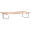 vidaXL Basin Shelf Wall Mounted Steel and Solid Wood Oak