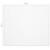 vidaXL Table Protector PVC 35.4 x 35.4 in Scratch-resistant materials