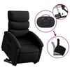 vidaXL Stand Up Recliner Chair Black Faux leather, metal, plywood Medium