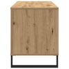 vidaXL Record Cabinet with Shelf Artisan oak 39.37 x 14.96 x 18.90 in