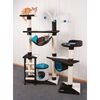 Kerbl Cat Tree Anthracite, Blue, White Wood, Polyester, Sisal Medium
