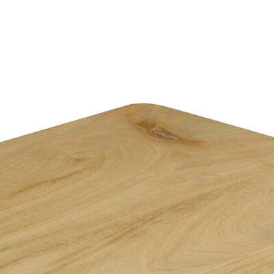 vidaXL Console Table 47.2"x13.8"x29.9" Solid Mango Wood and Steel
