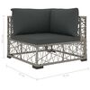vidaXL Patio Lounge Set Gray