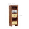 vidaXL Side Cabinet Natural wood and mixed patterns