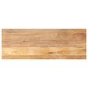 vidaXL Table Top 63"x19.7"x1" Rectangular Solid Wood Mango